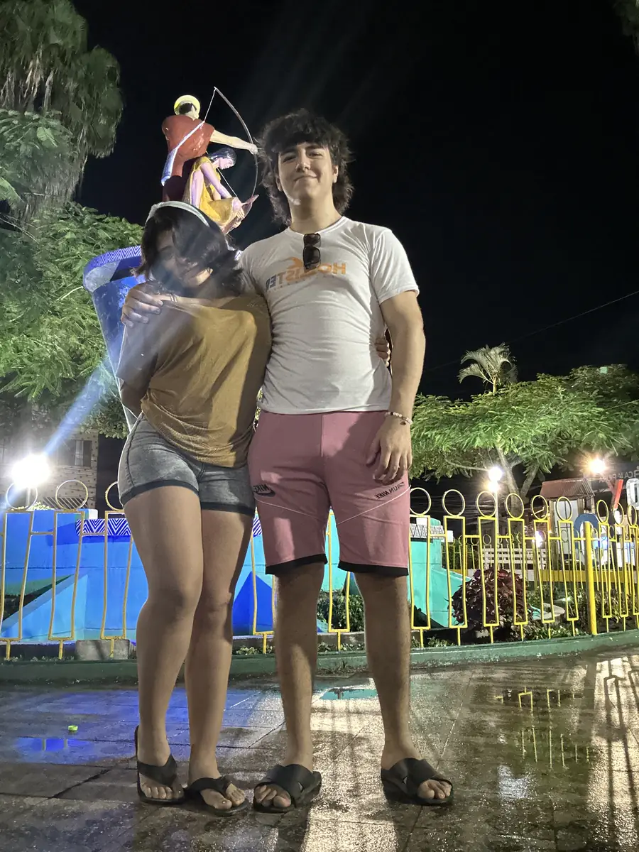 Barclay y su pareja